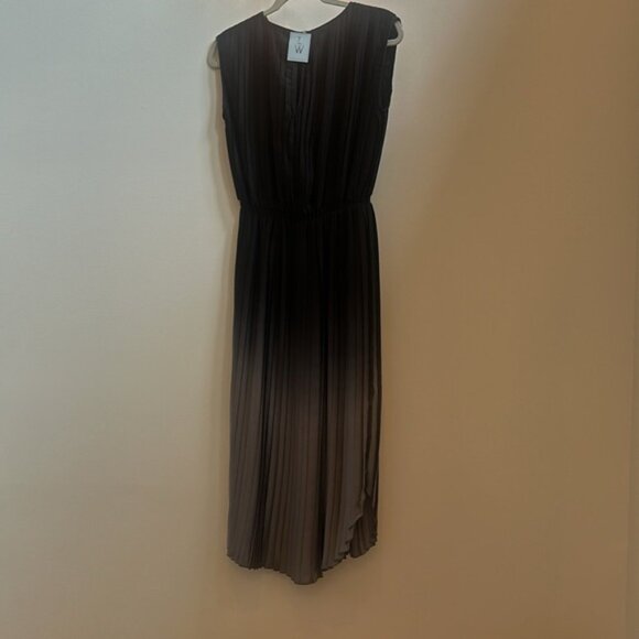 NWT Ulla Johnson Lily Raven ombré black to grey midi dress. - Picture 3 of 5